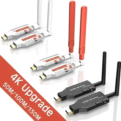 5,8G 4K 1080P 50M/100M/150M Wireless HDMI Video Sender Empfänger Extender display Adapter Dongle Für Image