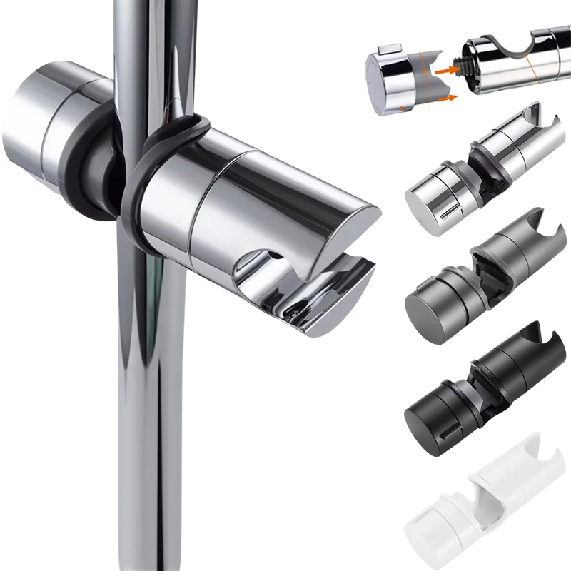 Universal Dusche Kopf Halter Einstellbare Dusche Schiene Halter Bad Zubehör Ersatz Hand Dusche Halterung für Rutsche Bar