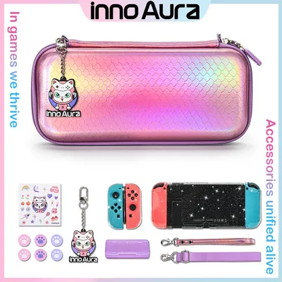Inno aura Schalter Zubehör Set mit Meerjungfrau Trage tasche, Schalter Schutzhülle, Schalter Image