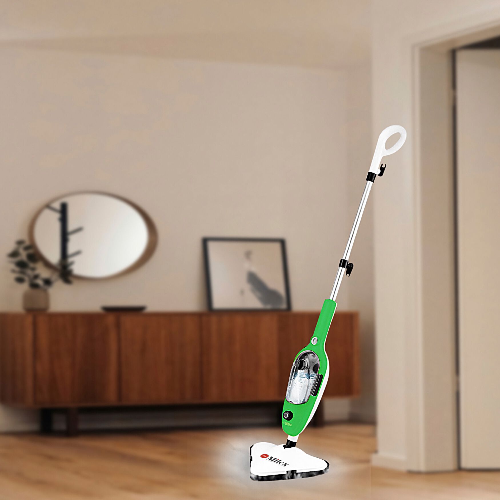 Milex Steam World Mop 6-in-1 by Milex in Green