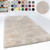 Hochflor-Teppich ESPRIT "Relaxx ESP-4150" Gr. 4, beige (creme, beige), B:160cm H:25mm L:230cm, Kunstfaser, Teppiche, Wohnzimmer, sehr große Farbauswahl, weicher dichter Hochflor