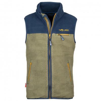 Trollkids - Kid's Hemsedal Vest - Fleeceweste Gr 92 oliv Image