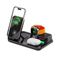 Caricatore senza fili 15 W Potenza di uscita Stazione di ricarica wireless CE Ricarica wireless veloce MagSafe per più dispositivi Per Compatibile con qualsiasi dispositivo abilitato alla ricarica