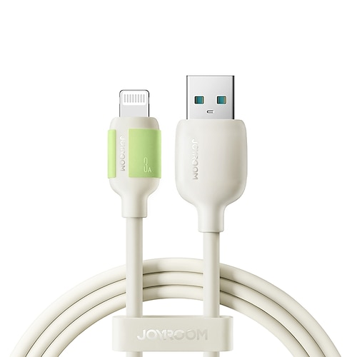 1 confezione Joyroom Cavo di ricarica multiplo 60W 3,3 piedi 6,6 piedi Da USB C a USB C / Lightning Da USB A a USB C / Lightning 3 A Ricarica veloce Gel di silice liquido Per Macbook iPad Samsung
