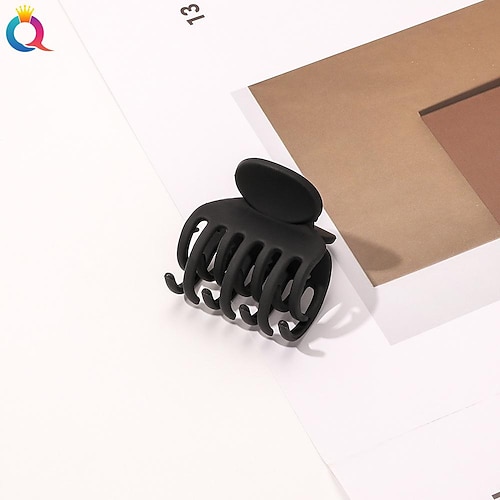 fermagli per artigli quadrati grandi e piccoli fermagli per artigli per capelli rettangolari neutri antiscivolo opachi grandi fermagli per capelli per donna fermaglio a mascella forte per capelli