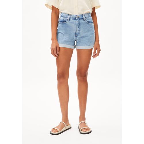 LEMEAA TURN - Frauen Regular Fit Shorts - blau (Größe: 29)