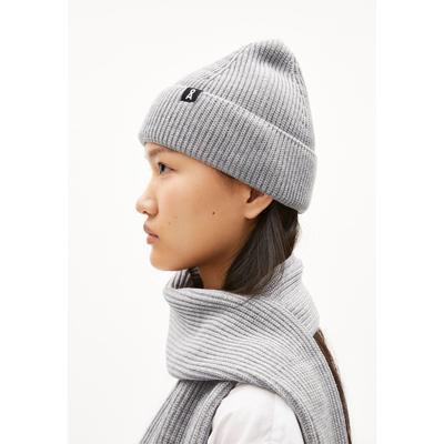 NILDAAO WOOL - Unisex Regular Fit Mütze - grau (Größe: One Size)