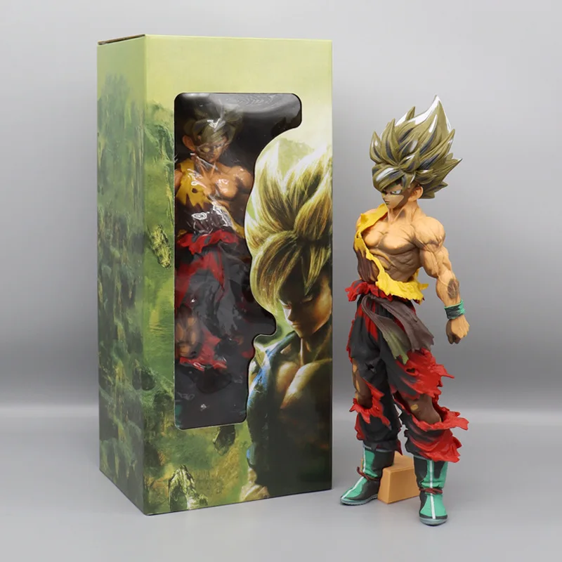 32 centimetri Dragon Ball Z Son Goku Action Figure Anime DBZ Figuras Giocattoli Super Saiyan Goku Figurine Modello Ornamenti Regalo per I Bambini