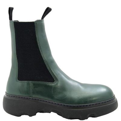 Creeper Leather Chelsea Boots, Brand Size 44.5 Us - Black - Burberry Boots