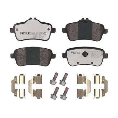 MEYLE Bremsbelagsatz, Scheibenbremse MEYLE-PD Quality hinten rechts links mit Zubehör für MERCEDES-BENZ 0074208220 A0064