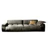 KAWOLA Big Sofa PALACE 3-Sitzer mit Sitztiefenverstellung Velvet silver