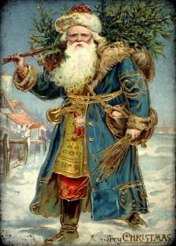 Puzzles père Noël victoriens pour adultes, 50 pièces de Nautilus Puzzles - Puzzle de Noël en bois, cadeau pour lui, mini puzzle fantaisie, vacances