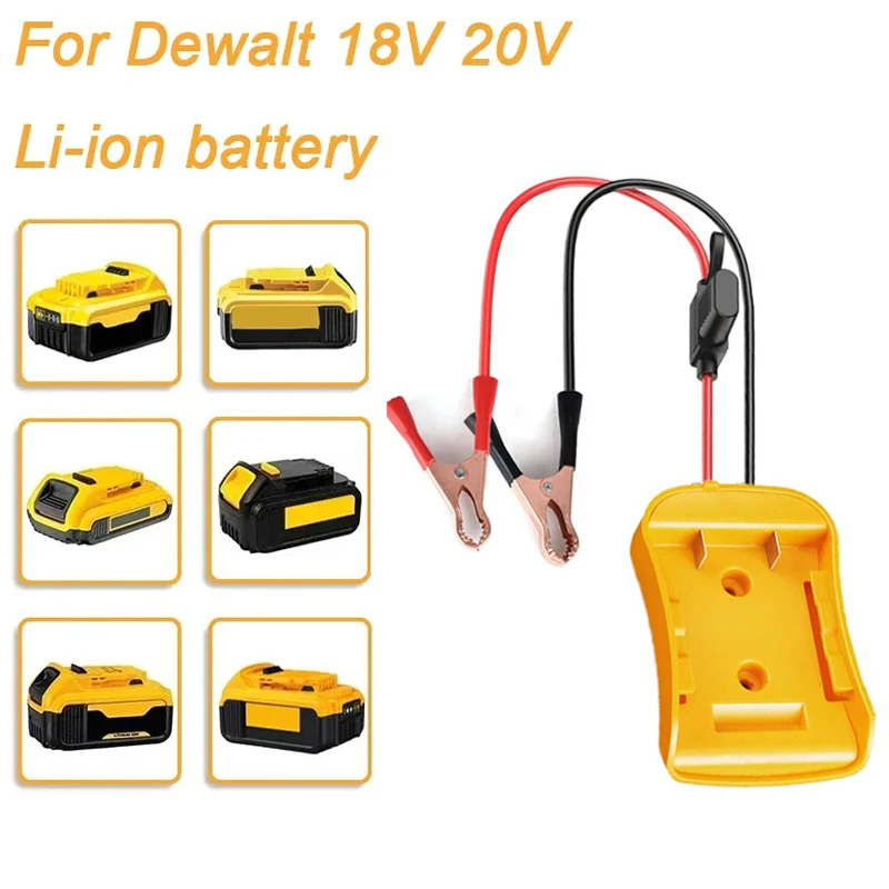 Auto Starthilfe Auto Booster für Dewalt 18V 20V Batterie DCB203 DCB230 Notfall Booster Start Gerät Starthilfe Werkzeug Image