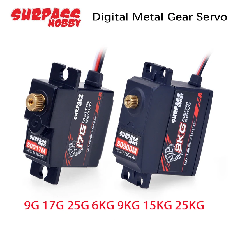 2/4pcs überschreiben digitalen Servo mechanismus Hobby/25g 6//20kg Metall getriebe Mikros ervo für rc Flugzeug segel flugzeug roboter