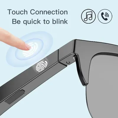 Smart Sonnenbrille Gläser Bluetooth Anruf Outdoor Sport Kopfhörer HIFI Blau Licht Wasserdicht Anti-UV Für Männer Und Frauen Image