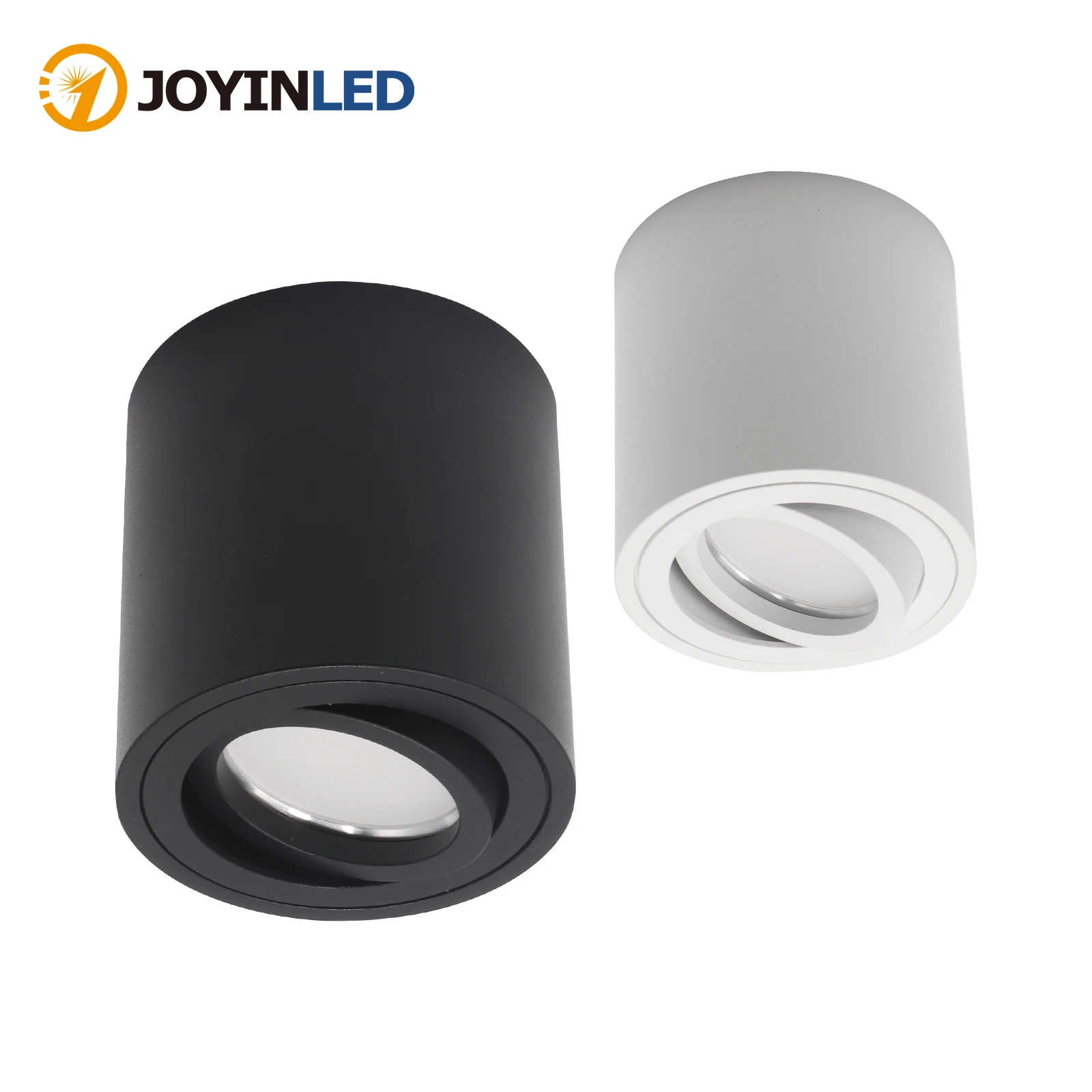 2 stücke Scheinwerfer gu10 passend runde LED oberflächen montierte Deckens trahler gu 10 Halogenlampe Zylinder Down Lampe Leuchte 220v