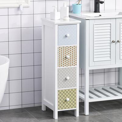 TEMU Chest Of Drawers, 4 Drawer Dresser, Storage Organizer Toilet Tissue Cabinet For Bedroom, Bathroom