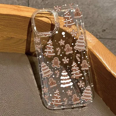 Case For iPhone 17 Case iPhone 16 Pro Max Luxury Cartoon Christmas Case for iPhone 15 14 13 12 11 XS X 7 8 Plus Shockproof Cover