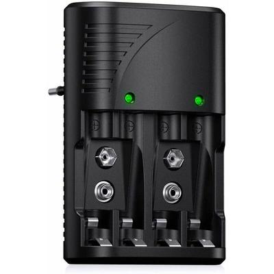 Dolaso - Universelles AA/AAA/9V-Batterieladegerät, Schnellladegerät 6802 für aa/aaa ni-mh- oder Image