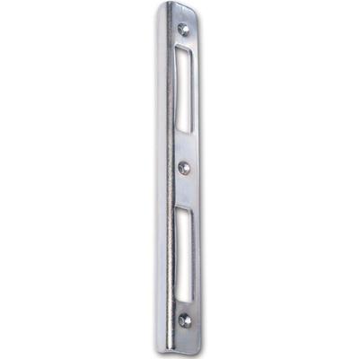 Sicherheitswinkelschließblech R9 rund Blindlappen 12mm, Stahl verz. silberfärbig Image
