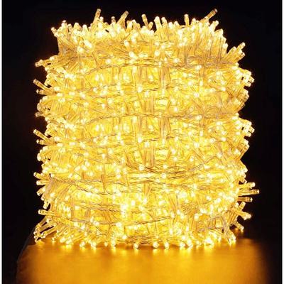 Extra lange 100 m lange 500-LED-Lichterkette, Quntis Outdoor Indoor, wasserdicht mit 8 Modi, Image