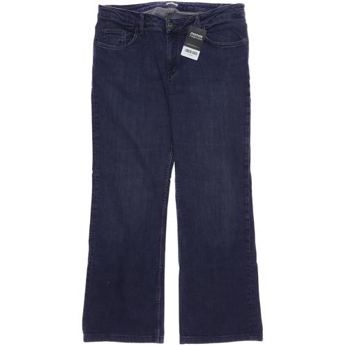 Grüne Erde Damen Jeans, Gr. 42, marineblau, Elasthan, Baumwolle