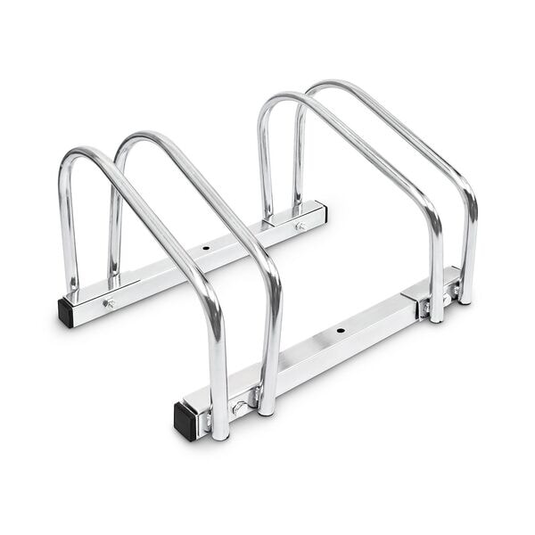 relaxdays 2er Fahrradständer für Boden-/ Wandmontage Image