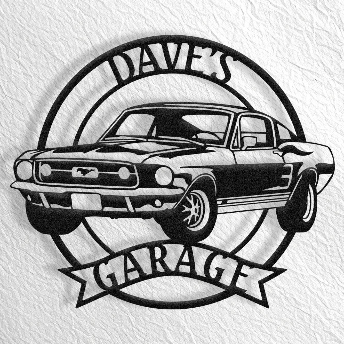Ford Mustang 1967GT Wall Art, Garage Mustang, Mustang 1967, Decorazioni Mustang, Accessori Mustang, 67 Mustang, Regalo Mustang, Ford 1967