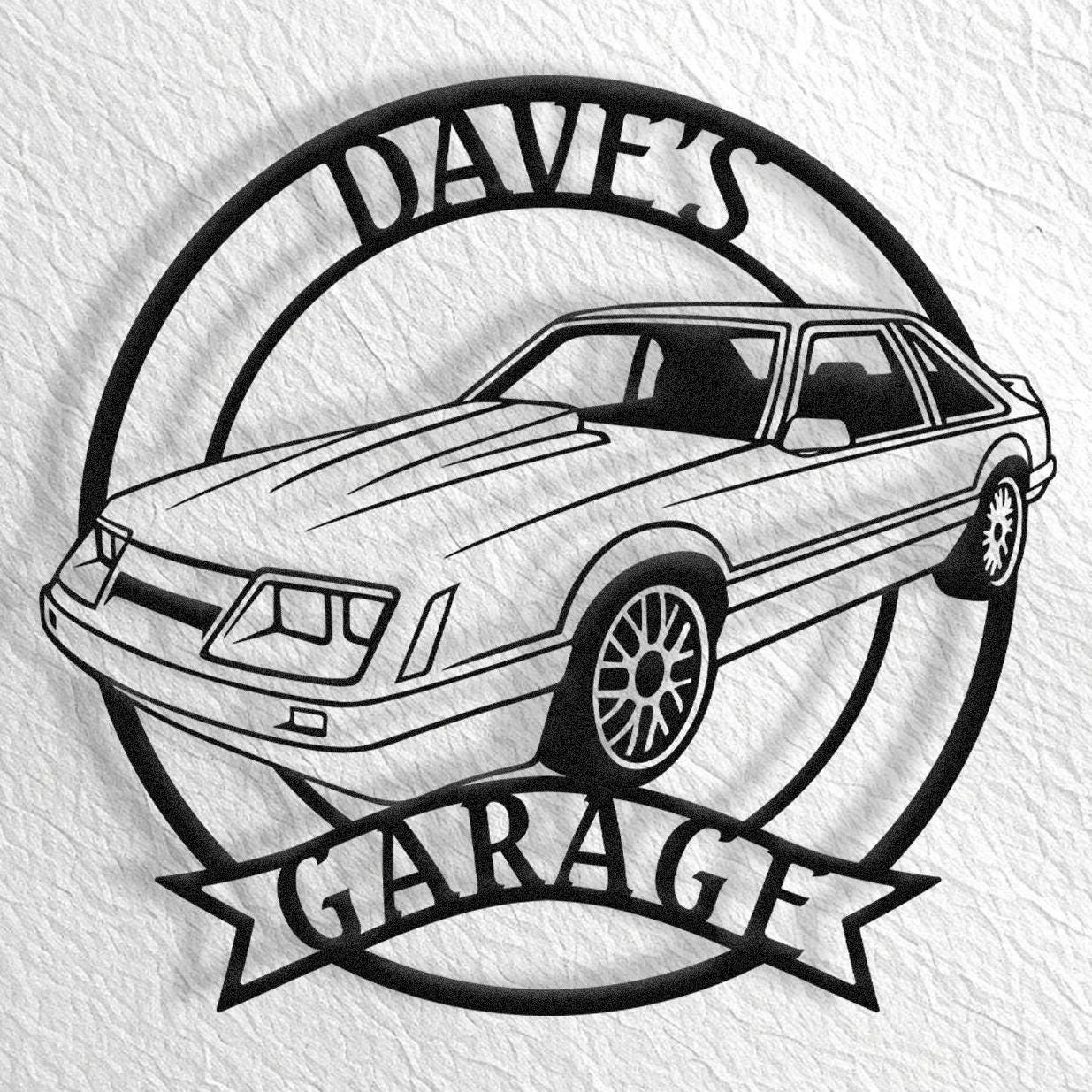 Cartello in metallo Ford Mustang 1986, Mustang Art, Mustang Decor, Mustang Accessories, Mustang Garage, Mustang Gift, Mustang 1986, Mustang 4Eyes