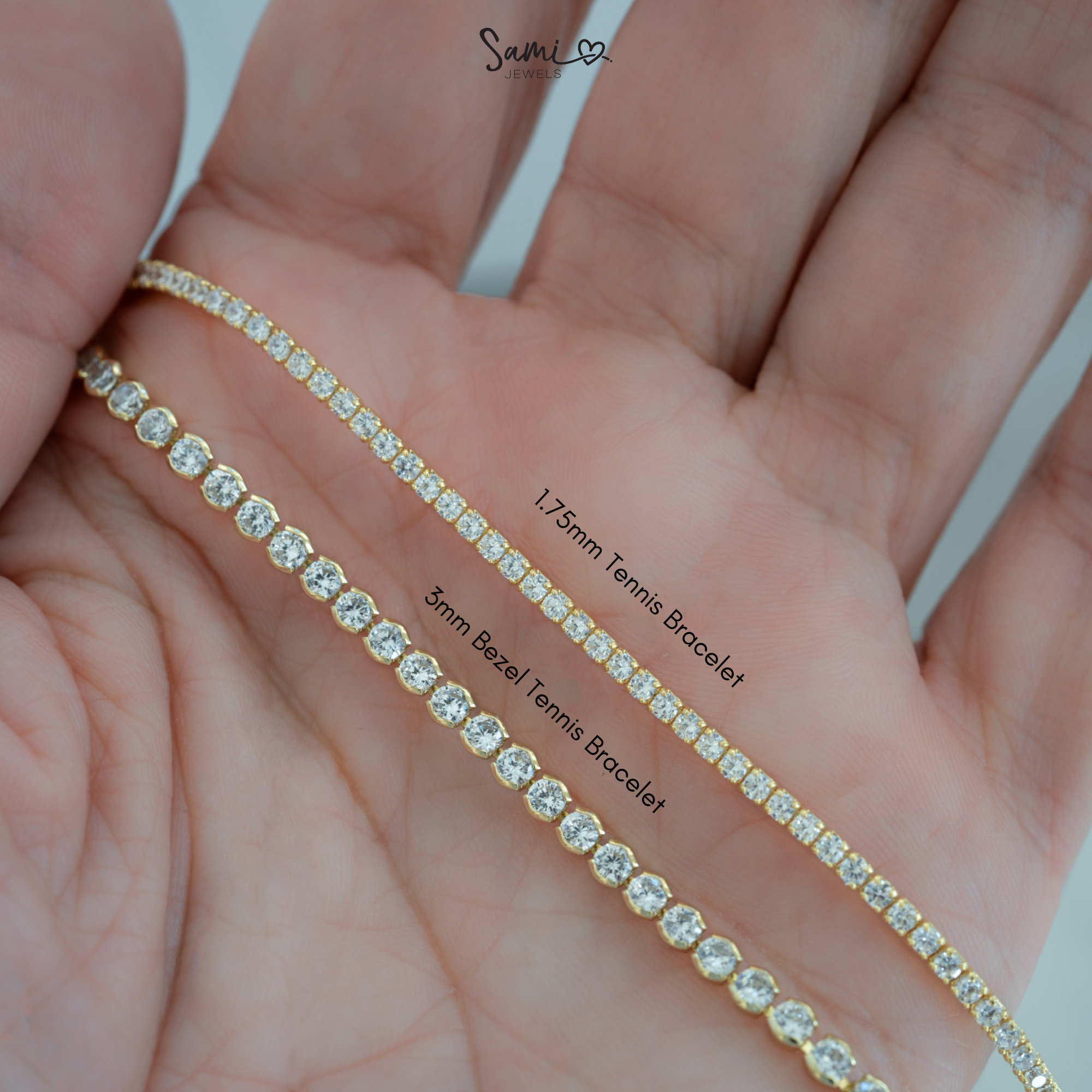 Bracciale tennis, bracciale tennis in oro, bracciale tennis con zirconi cubici, bracciale delicato, bracciale con diamanti, regalo per lei, bracciale