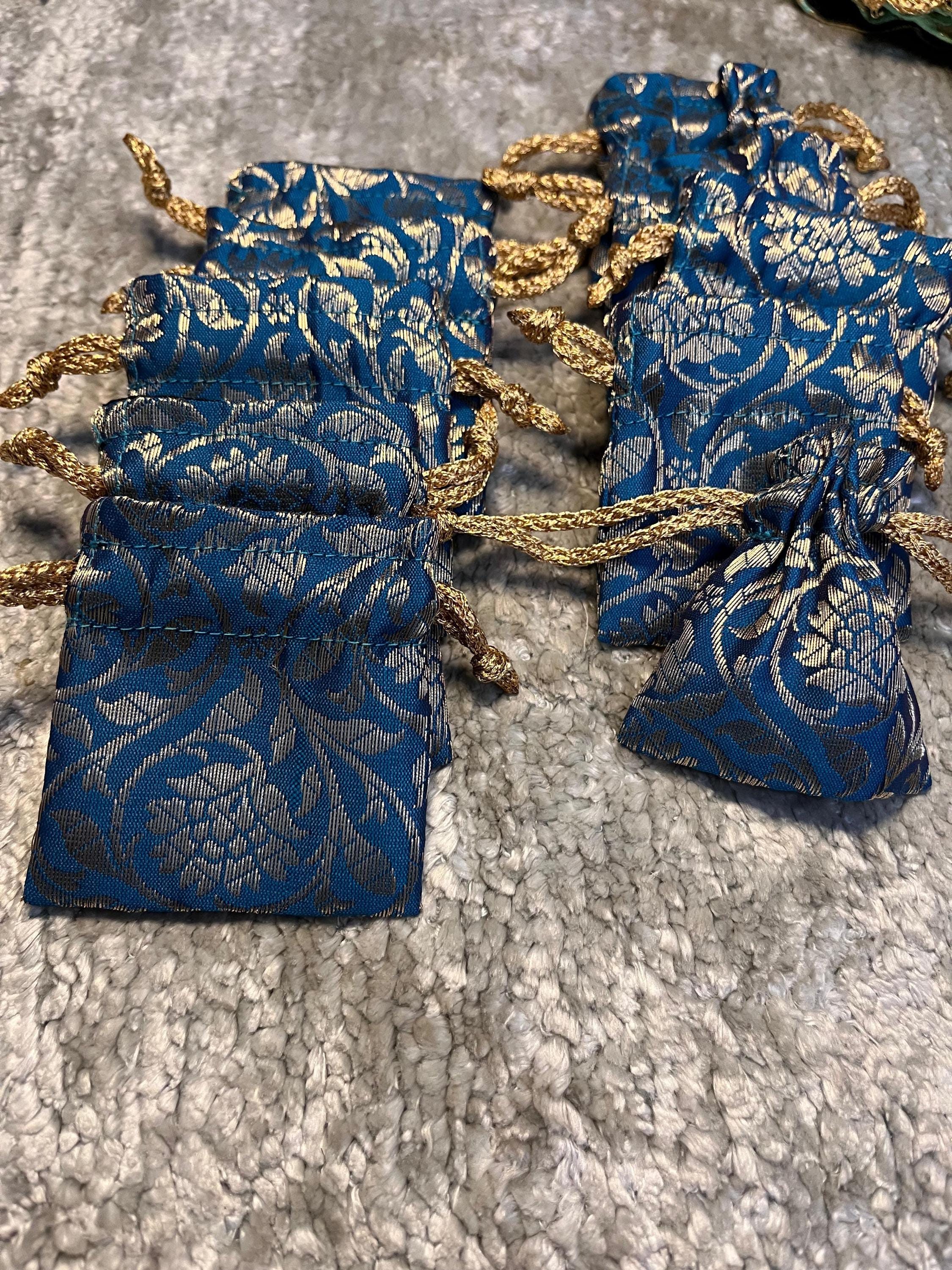 Sacchetto 6×6 CM/sacchetto in broccato/mini sacchetto con coulisse/sacchetto per monete/sacchetto per gioielli da sposa, sacchetto tradizionale per im