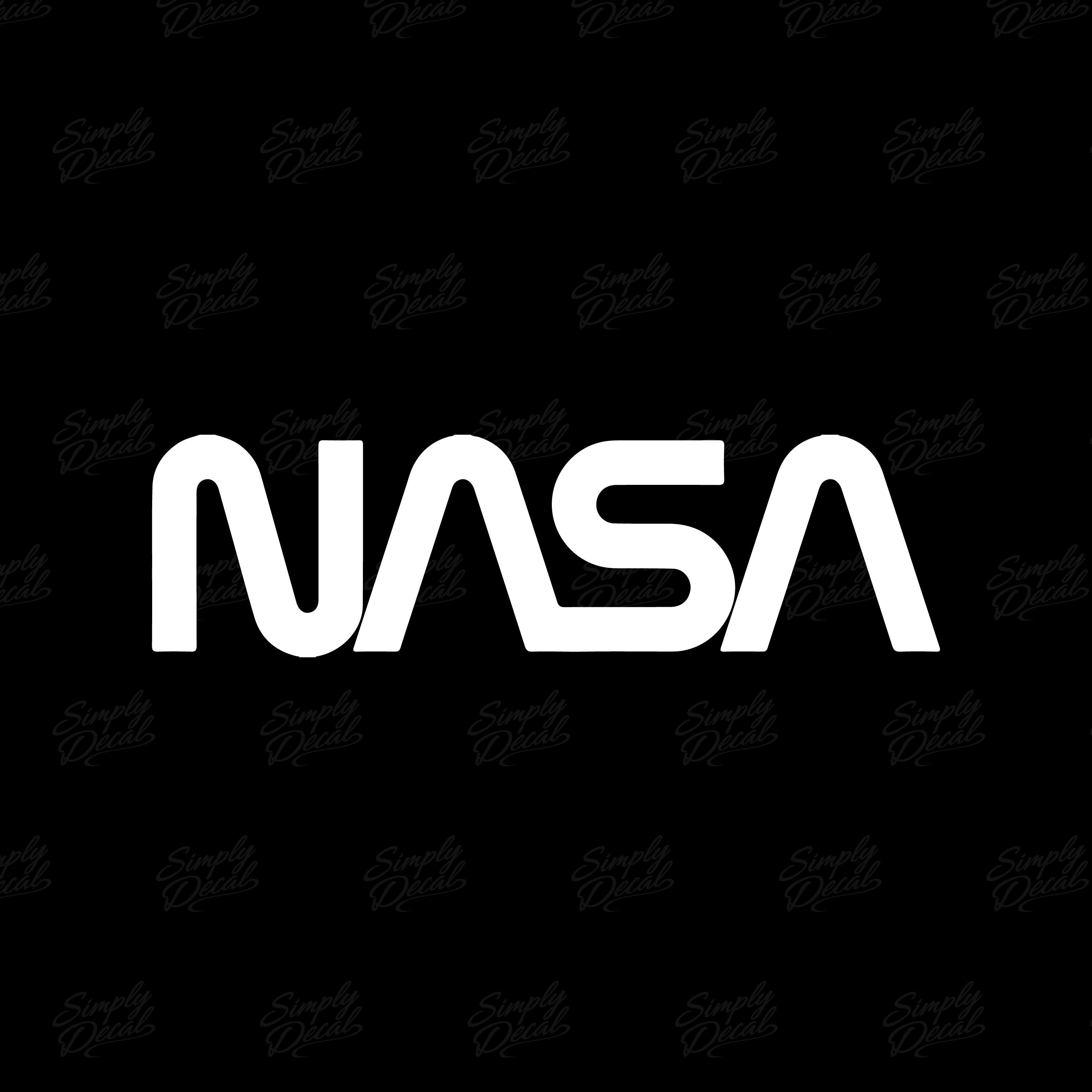 Adesivo in vinile NASA - Adesivo spaziale - Adesivo spaziale - Adesivo per finestrino auto - Adesivo per laptop - Adesivo per bicchiere - Adesivo per