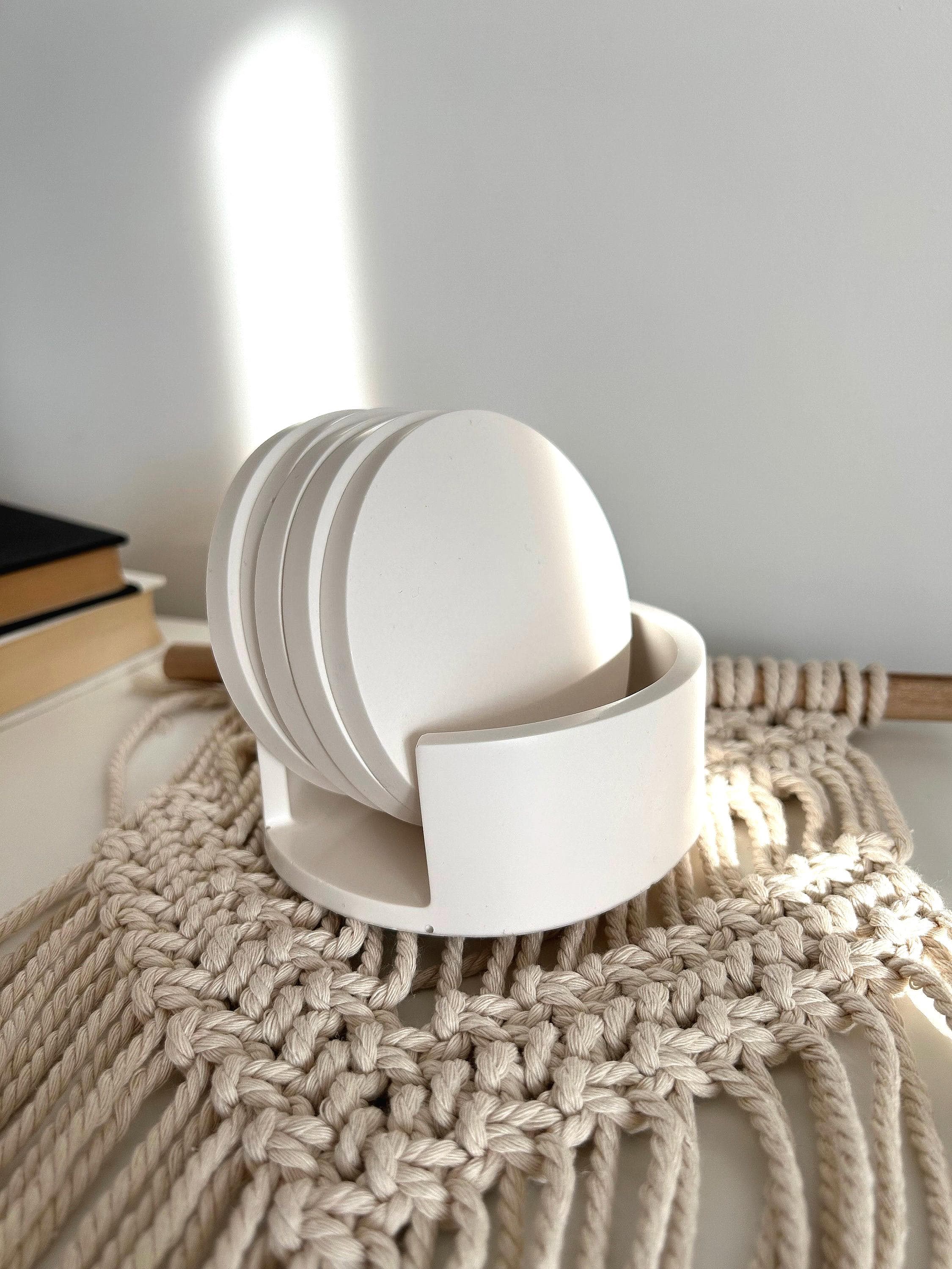 Set di sottobicchieri, set di sottobicchieri unici, sottobicchieri con arte astratta, set di sottobicchieri da tavolo, arredamento per la casa, regalo