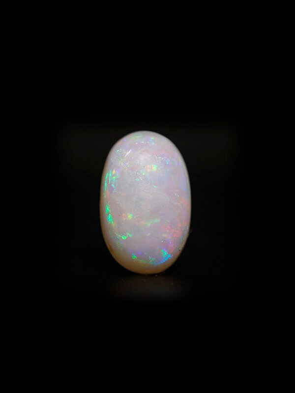 Opale australiano di fuoco naturale al 100%, pietra preziosa sciolta di forma ovale da 4,81 ct, pietra preziosa opale sciolta australiana non trattata