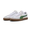 Sneaker PUMA "PUMA Club II Era Sneakers Erwachsene", Gr. 41, weiß (weiß archive grün gum beige), Obermaterial: Kuhleder, Synthetik; Futter: Textil, Synthetik; Innensohle: Textil; Laufsohle: Gummi, Schuhe