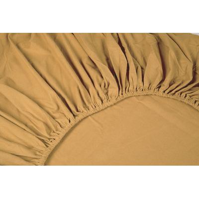 Spannbettlaken KAYORI "Showa", gold, B:90cm L:220cm, Flanell, Obermaterial: 55% Viskose, 45% Baumwolle, Laken, 100% Baumwolle-Flanell Image