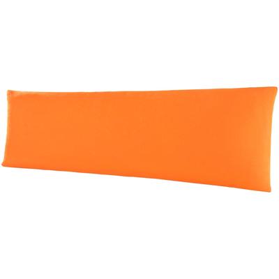 Kissenbezug BELLANA "Mako-Jersey", orange (papaya), B:40cm L:140cm, Jersey, Obermaterial: 100% Baumwolle, Kissenbezüge, für Seitenschläferkissen Image