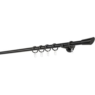 Gardinenstange MYDECO "20mm Match Wandträger 6,5 cm", schwarz, L:330cm, Gardinenstangen Image