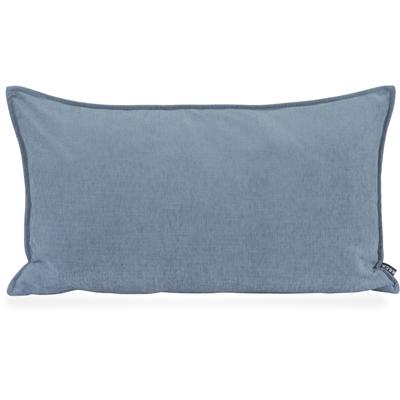 Dekokissen H.O.C.K. "Lucky", blau (hellblau, unifarben), B:70cm H:10cm L:40cm, Polyester, Dekokissen_Sitzkissen_Kissenhüllen, Sofakissen inkl. Füllung, 70x40cm, einfarbig, creme ecru, Dekokissen Image