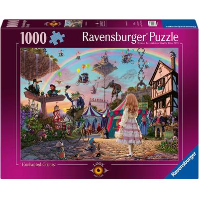 Puzzle RAVENSBURGER "Look and find No 2, Verzauberter Zirkus", bunt, Puzzles, KinderB:70cm H:50cm, Made in Germany, B:70cm H:50cm