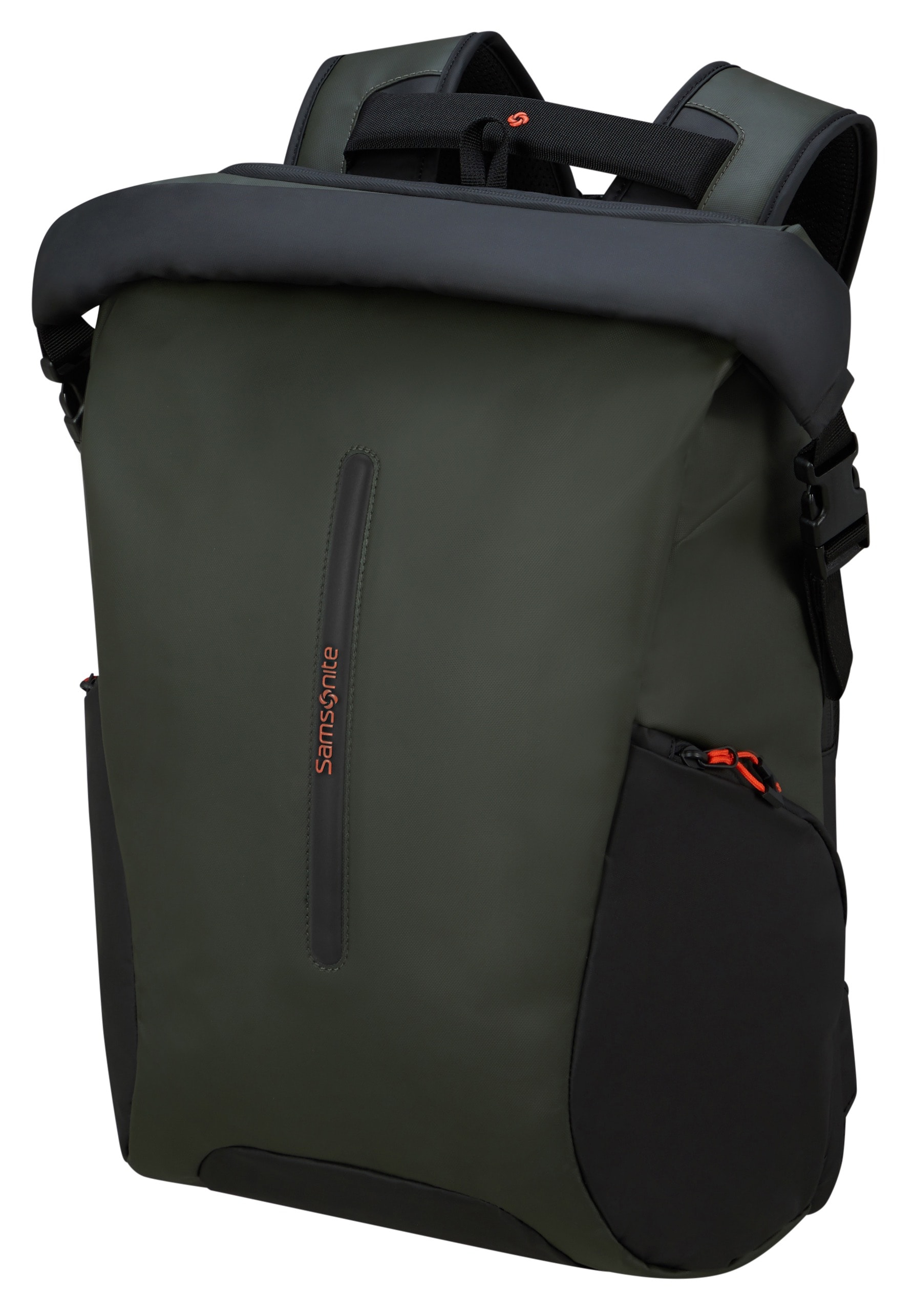 Reiserucksack SAMSONITE "ECODIVER L", Gr. B/H/T: 38cm x 49cm x 15cm, grün (climbing ivy), Nylon, Polyester, unifarben, Rucksäcke, Freizeitrucksack Laptoprucksack Trolleyaufstecksystem Rolltop Backpack Image