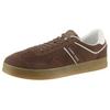 Sneaker TOMMY JEANS "THE GREENWICH SUEDE", Herren, Gr. 43, braun, Veloursleder, Lederimitat, unifarben mit Farbeinsatz, sportlich, Schuhe, Freizeitschuh, Halbschuh, Schnürschuh mit gepolstertem Schaftrand