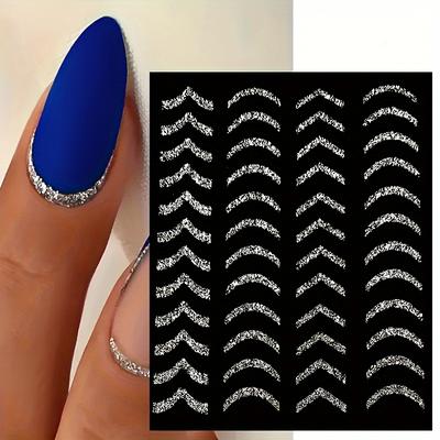 TEMU Nail Art Stickers, Self Adhesive Nail Art Decals For Nail Art Decoration, Nail Art Supplies For Women And Girls