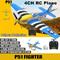 Rc Airplanes P51 Fighter 2.4G 4Ch Remote Control 6Axis Rtf Aerobatic Glider With Stabilization System Foam Drone Plane Model Hobbies Toys Children Gifts With 1/2/3Pcs Batteries