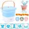 Portable Foldable Washing Machine Low Noise Mini Small Washer For Home 100â€‘240V Green/Pink/Blue