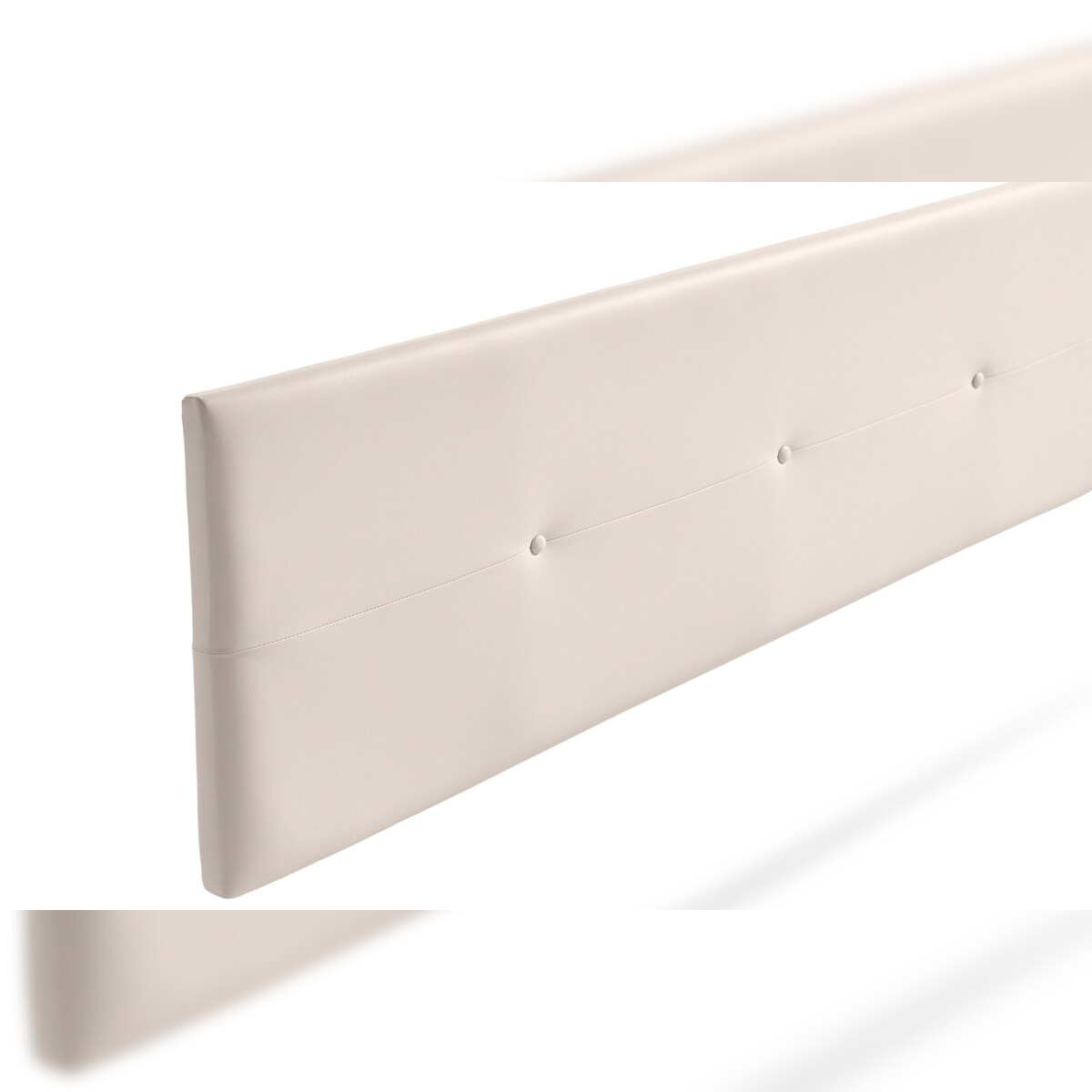 Gepolstertes Kopfteil NAPOLI Kunstleder 130x50x5 cm - Beige - Moonia Image