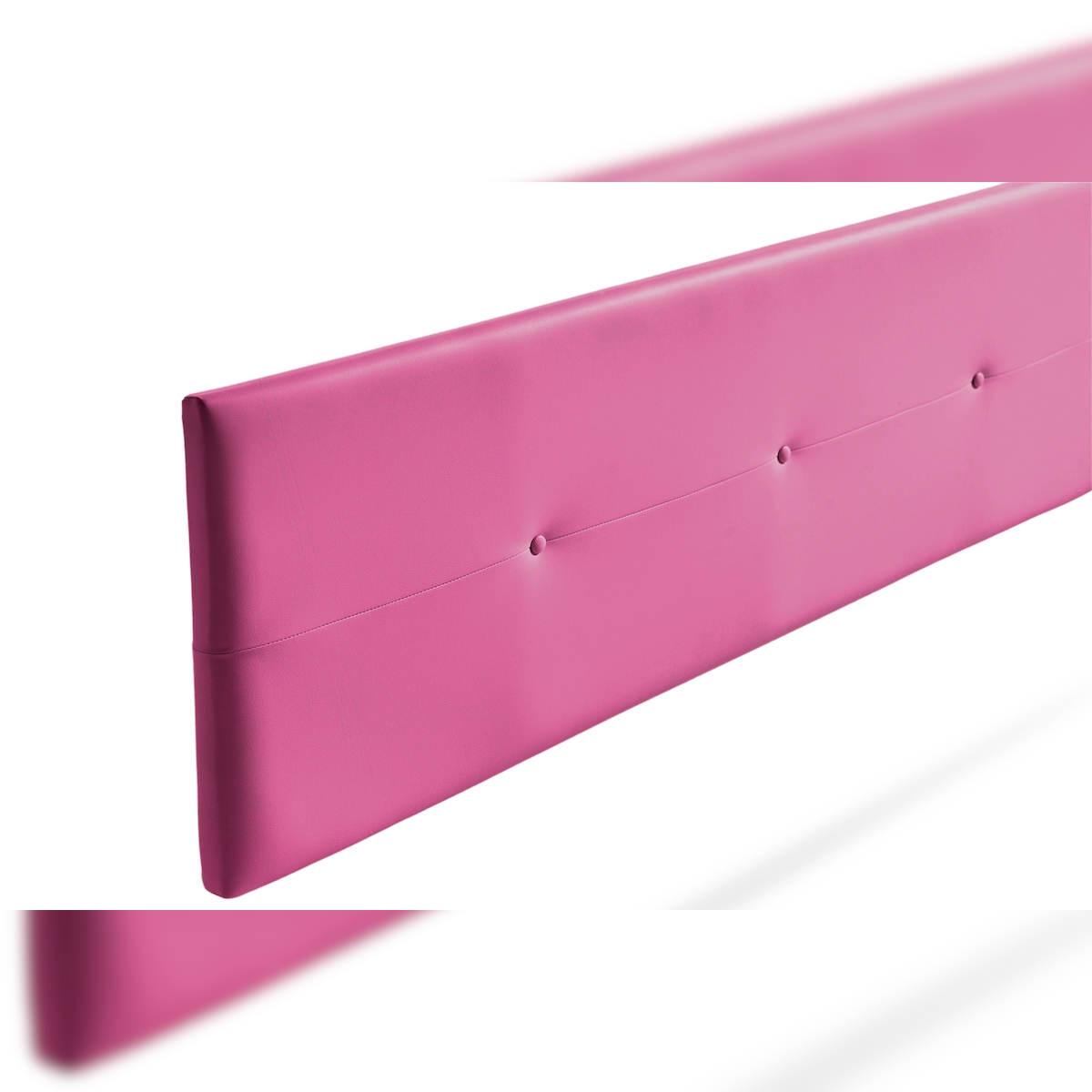 Gepolstertes Kopfteil NAPOLI Kunstleder 170x50x5 cm - Rosa - Moonia Image