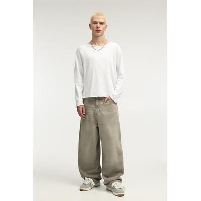 Super Baggy Washed Finish Jeans