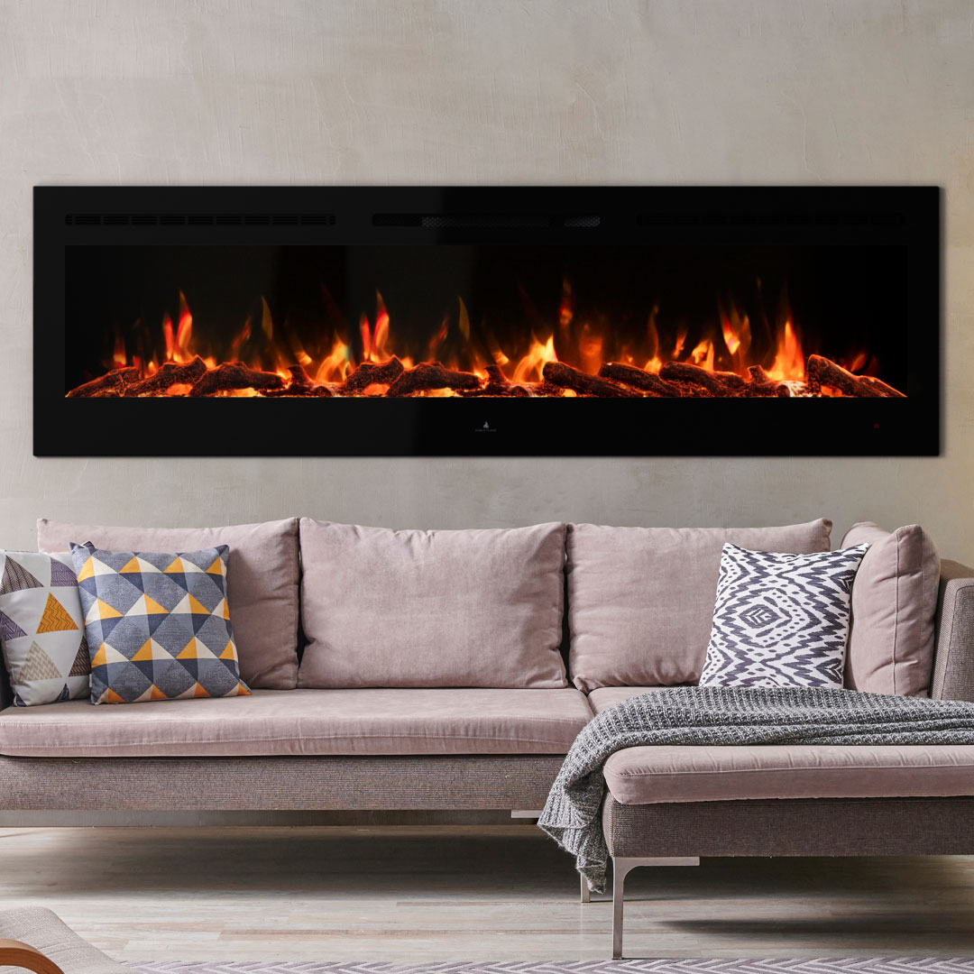 Noble Flame PRESTIGE 1830 Schwarz [Elektrokamin Wandeinbau/wandhängend]