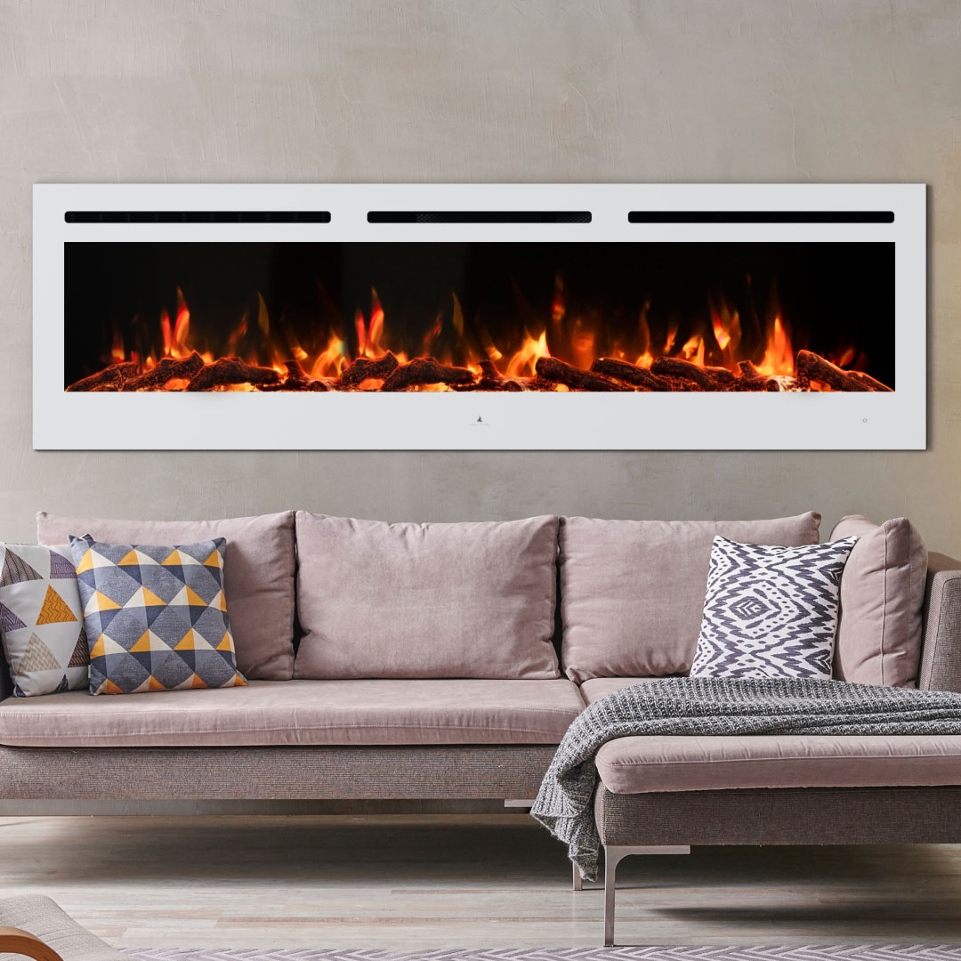 Noble Flame PRESTIGE 1830 Weiß [Elektrokamin Wandeinbau/wandhängend]